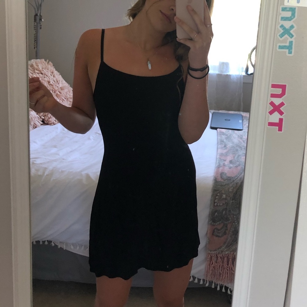 simple black dress